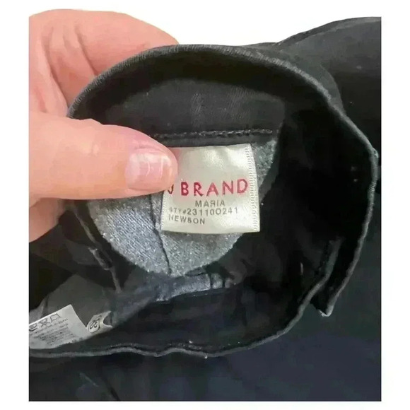 J Brand Maria Men's Black Jeans Size 32 Distressed Cutout Denim - Picture 6 of 8